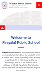 Mobile Screenshot of firayalalpublicschool.com